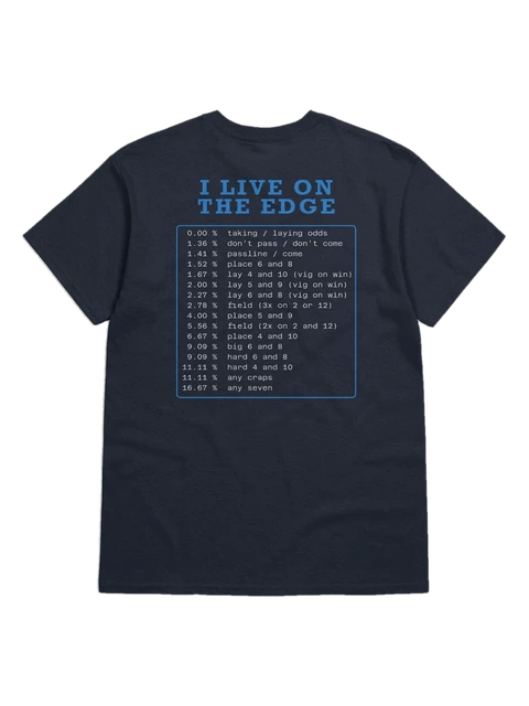 I Live on the Edge tee